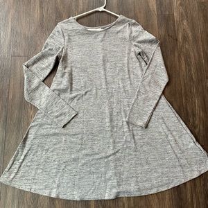 Gray Polyester Dress